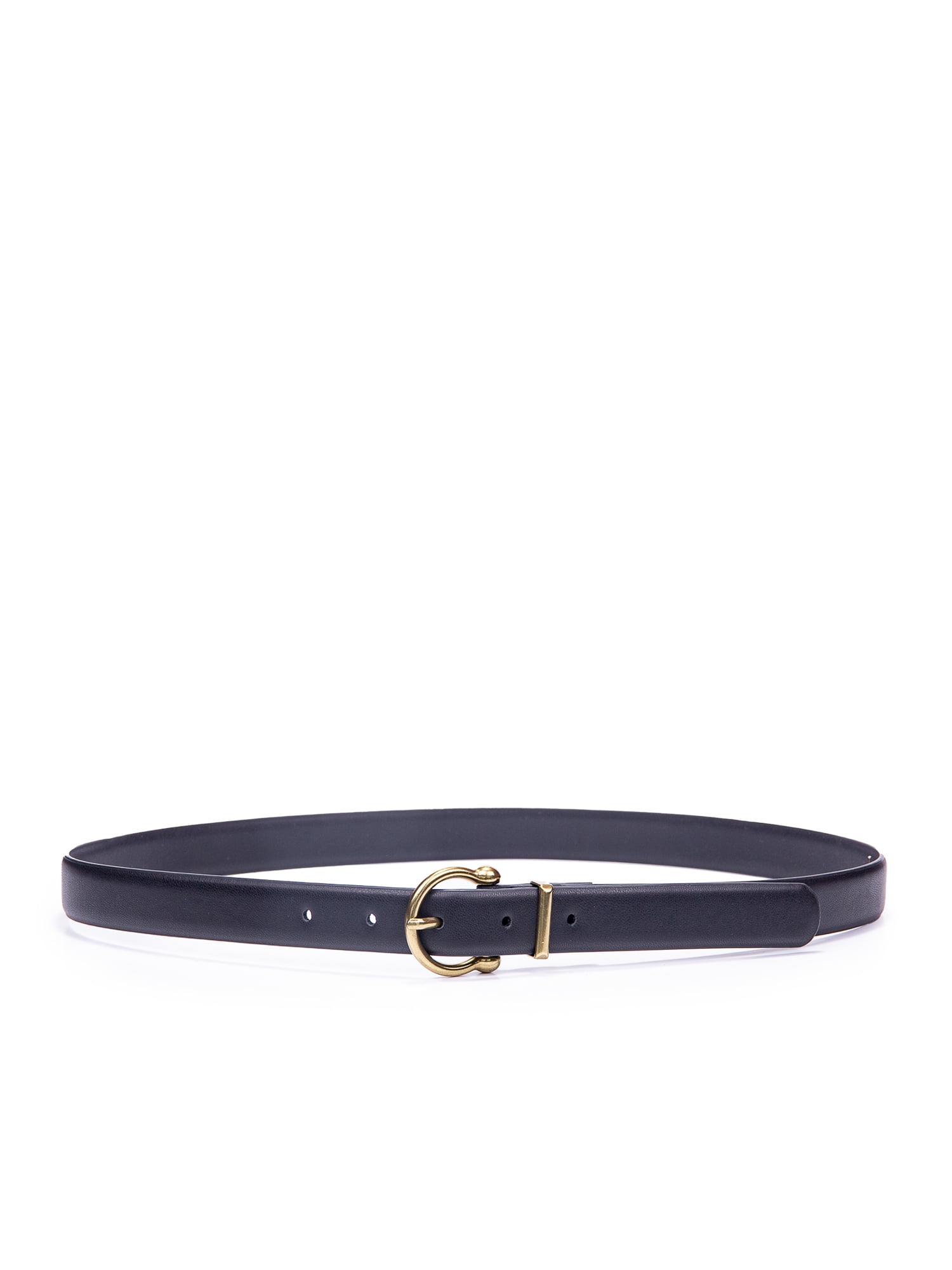 Linea Pelle Metal Detail Black Belt