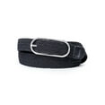 thumbnail image 1 of LP | LP by Linea Pelle Women's Woven Stretch Belt, Black, 1 of 5