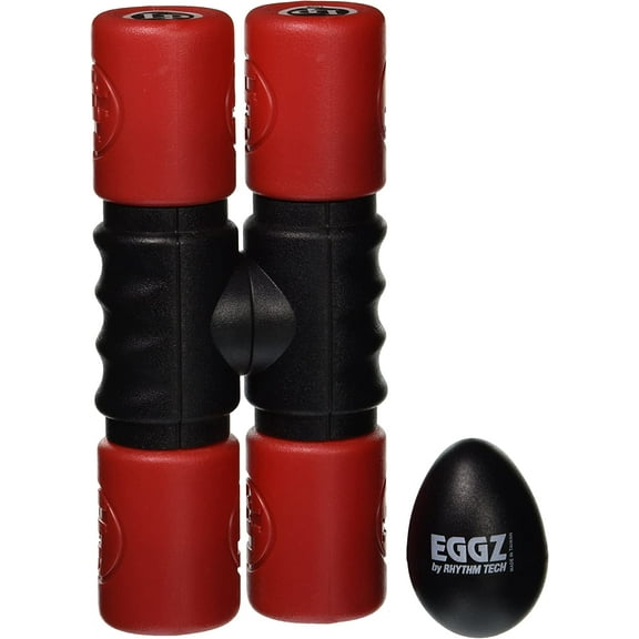 LP Latin LP441T-L Percussion Loud Twist Shaker with LP Rumba Shaker - Red