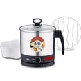 thumbnail image 1 of LP Living Plus Electric Fast Boiling, One Button Touch Steamer Pot with Wire Rack and Bowl, 1 of 5