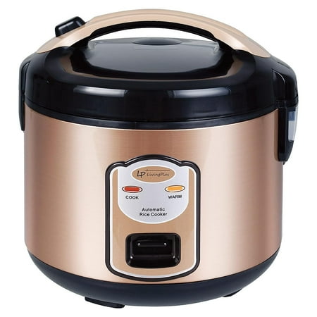 LP Living Plus Electric Rice Cooker, Non Stick Coating, One Touch Button (1.5L/8Cup)