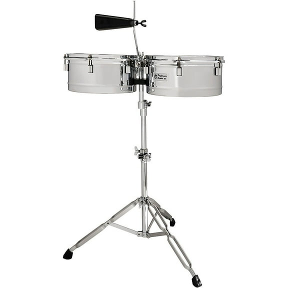 LP Performer Timbale Set with Chrome Hardware 13 and 14" Steel