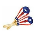 thumbnail image 1 of Latin Percussion Salsa Rawhide Maracas Puerto Rican Flag - LP393-PR, 1 of 2