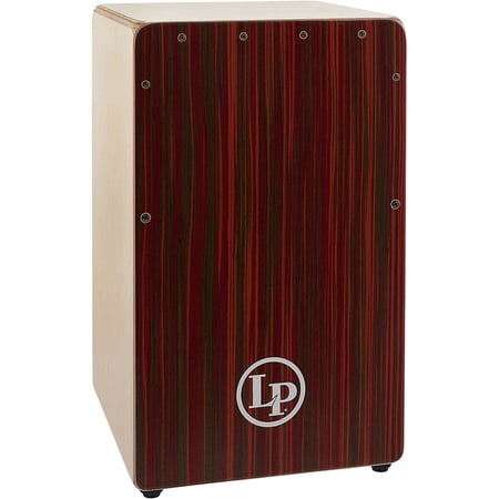 Latin Percussion LP1491RB Woodshop Cajon w/ Red Blur Soundboard