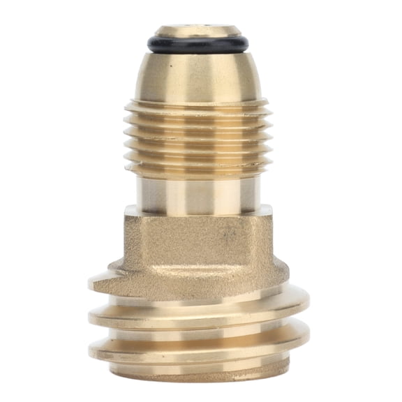 LP Tank Adapter, Brass POL to QCC1 Converter for Safe, Quick Connections to Grills Gas Appliances