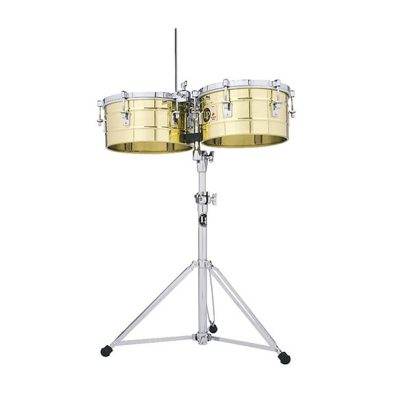 LP Tito Puente 13" & 14" Timbales, Solid Brass