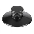 thumbnail image 1 of LP Vinyl Record Player Balanced Metal Disc Stabilizer Weight Clamp Turntable HiF Black, 1 of 6