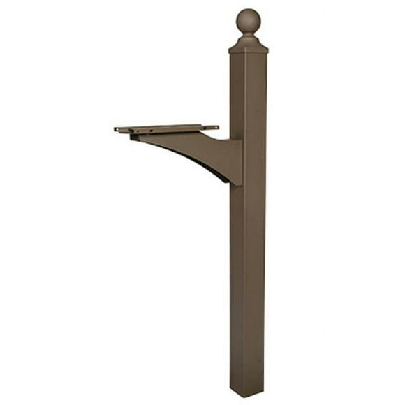 LP000BZ0 10.8 x 4.2 in. Landover Decorative Mailbox Cross Arm Post - Bronze