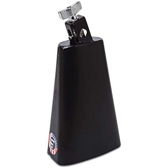 LP007-N 8-Inch Rock Cowbell with Self-Aligning Mount,Black,1/2-Inch$$Music