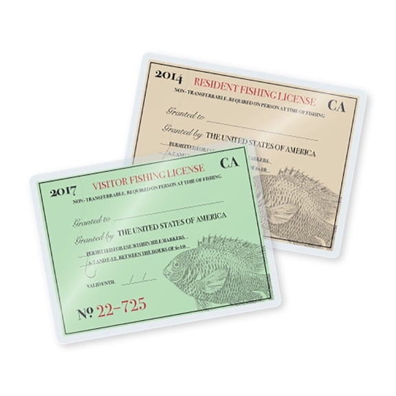 LP05HNT - TruLam Thermal Laminating Pouches 5 Mil 3 in x 4 in (Hunting and Fishing Card Size) - 500/Bx