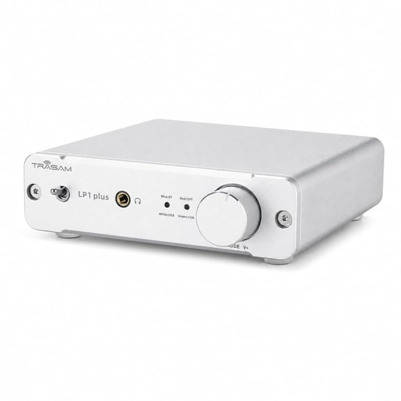 LP1 Plus Desktop DAC Headphone Amplifier, Dual ES9039Q2M DAC,3X OPA1612 OP-AMP,Bluetooth 5.4 Decoding Preamp,LDAC, Opt,Coaxial,USB Input, RCA,3.5mm Output, DC 12V,192kHz/32bit,DSD128