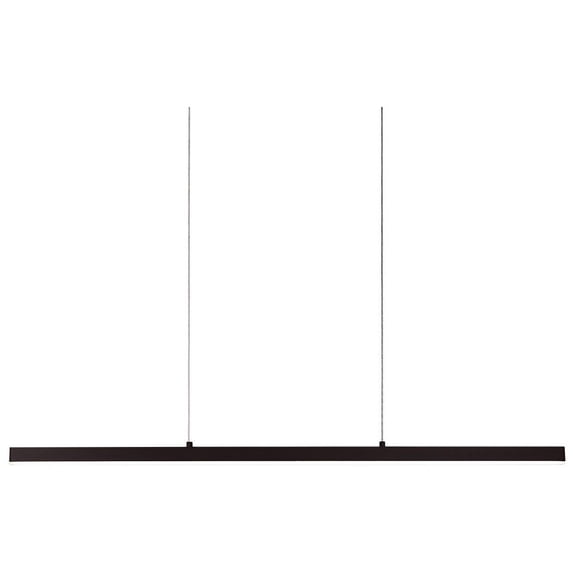 LP10345-BK-Kuzco Lighting-Vega - 32W LED Linear Pendant-1.5 Inches Tall and 0.75 Inches Wide-Black Finish