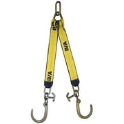 LP11-8FCH, Low Profile Winch V Strap / V Bridle, G70, Short J, Hammerhead Combination T Hook and Mini J Hook, New Technology!