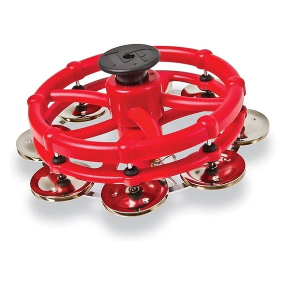 LP193 Click Hi-Hat Tambourine - Mountable Percussion Instrument with Muting Feature, 8 Pairs Steel Jingles, Wink Screw Adjustment - for Drummers & Musicians