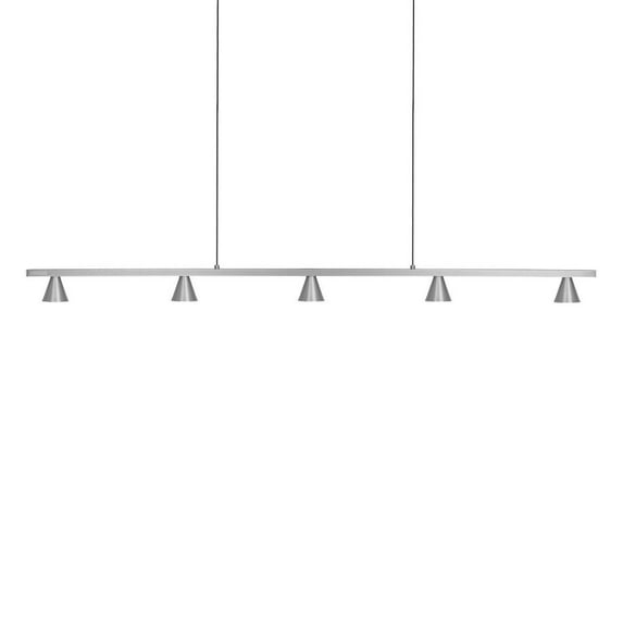 LP19947-BN-Kuzco Lighting-Dune - 26W LED Linear Pendant-3.13 Inches Tall and 2.25 Inches Wide-Brushed Nickel Finish