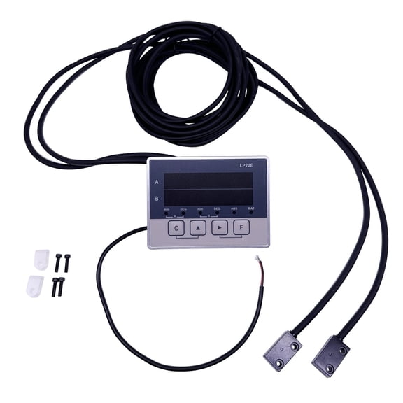 LP20E 2 Axis Digital Display DRO Magnetic Sensor Tape Displacement Readout Scale Position Transducers Encoder Woodworking