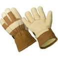 thumbnail image 1 of LP2210-L, The Badger, Men's Premium Nubuck Goatskin Leather Palm Gloves, Thinsulate Lined,  100% Waterproof, 1 of 1
