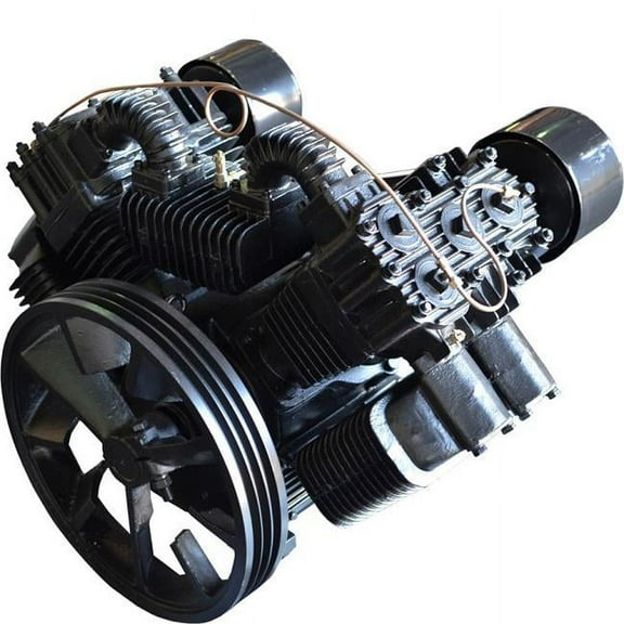 LP230 Two-Stage Saylor Beall Style 4 Cylinder Compressor Pump- 15 - 30 HP