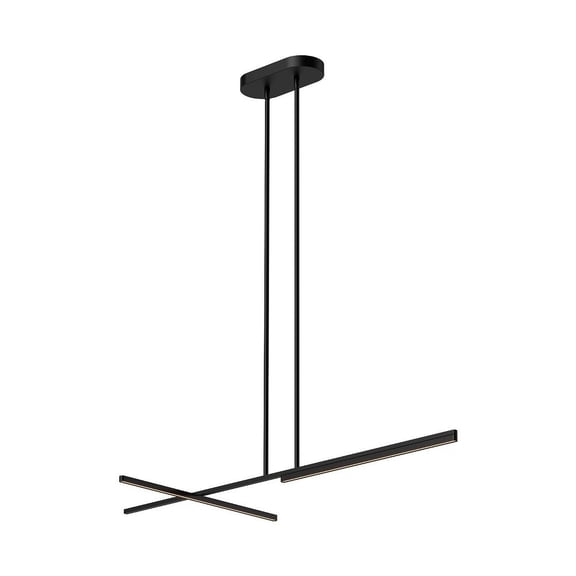 LP28748-BK-Kuzco Lighting-Shift - 36W LED Linear Pendant-1.25 Inches Tall and 0.63 Inches Wide-Black Finish