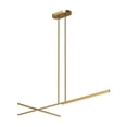 thumbnail image 1 of LP28760-BG-Kuzco Lighting-Shift - 48W LED Linear Pendant-1.25 Inches Tall and 0.63 Inches Wide-Brushed Gold Finish, 1 of 1