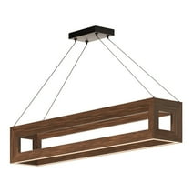LP32942-WT-Kuzco Lighting-Morina - 57W LED Linear Pendant-7.5 Inches Tall and 7.13 Inches Wide-Walnut Finish
