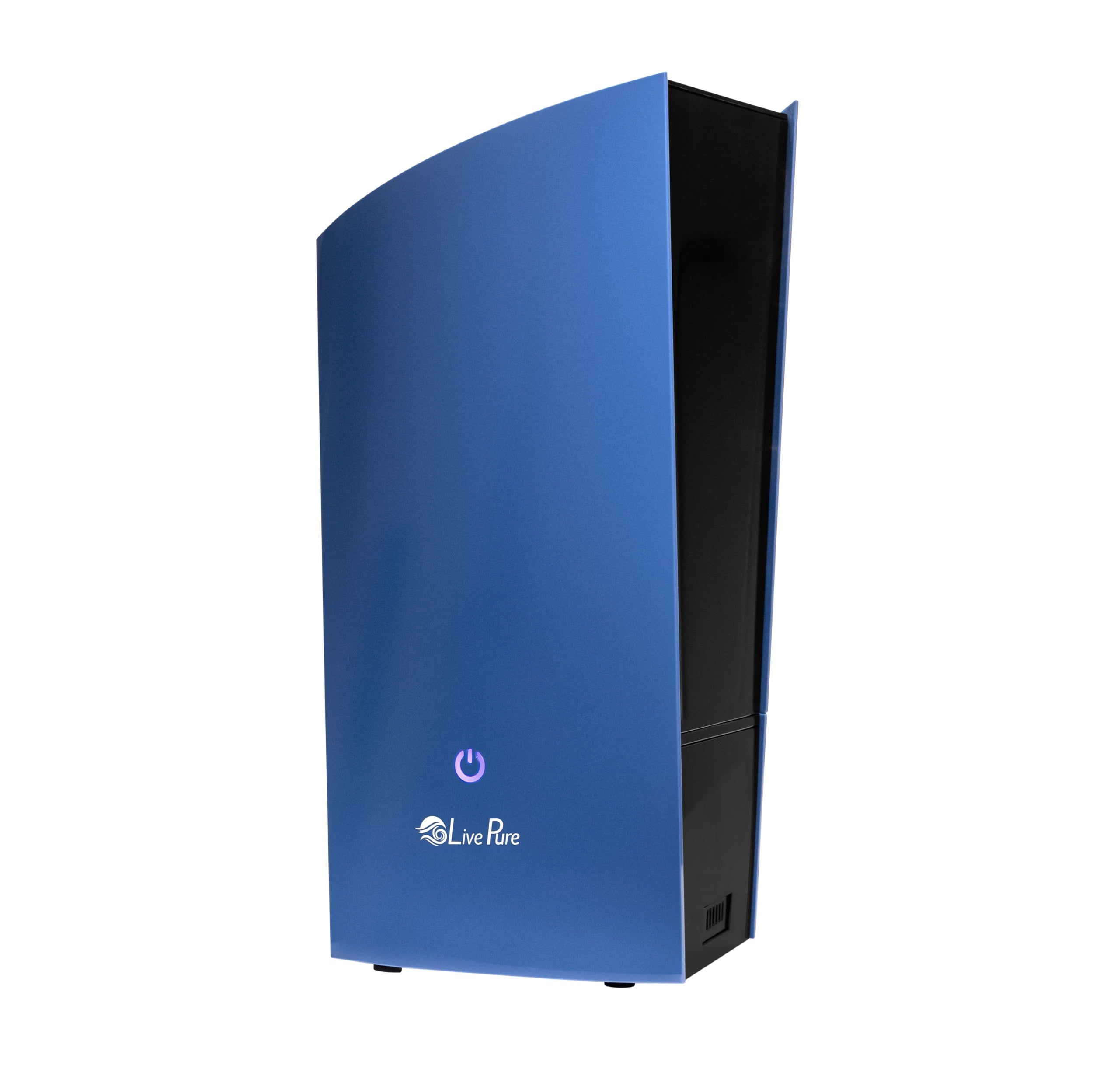 LP485HUM LivePure Ultrasonic Humidifier (8.5 x 6.5 x 14.5 in) - Long Lasting Mist Performance, Quiet Operation, Compact Humidifier for Home, Bedroom, Nursery, Office, and Dorms – Denim Blue