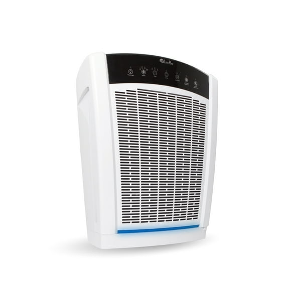 LivePure LP550 Bali Series Air Purifier for Home Large Room and Bedroom. Cleans up to 2585 Ft² per Hour. H13 Filter Captures Allergens, Pet Hair, Smoke, Mold, Pollen, Dust Mites. Pearl White