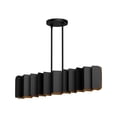 thumbnail image 1 of LP58042-BK/GD-Kuzco Lighting-Akira - 6 Light Linear Pendant-8 Inches Tall and 5.25 Inches Wide, 1 of 1