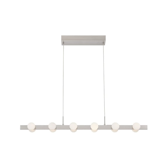 LP63436-BN-Kuzco Lighting-Rezz - 41W LED Pendant-4 Inches Tall and 4.38 Inches Wide-Brushed Nickel Finish
