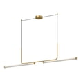 thumbnail image 1 of LP73073-BG-Kuzco Lighting-Vesper - 42W LED Linear Pendant-13.63 Inches Tall and 1.75 Inches Wide-Brushed Gold Finish, 1 of 1