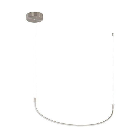 LP89036-BN-Kuzco Lighting-Talis - 20W LED Pendant-9.25 Inches Tall and 0.88 Inches Wide-Brushed Nickel Finish