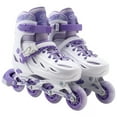 thumbnail image 1 of LPAMEOIU Upgrade Inline skates with Light-Up Wheels,Adjustable-Size Roller Skates for Girl Boy Teen(Purple,M), 1 of 1