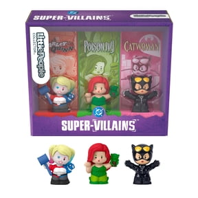 Little People Collector DC Super-Villains Special Edition Set for Comic Book Fans, 3 Figures