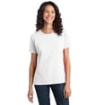 thumbnail image 1 of LPC150 Ladies Ring Spun Cotton Tees, White - 3XL, 1 of 1