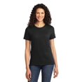 thumbnail image 1 of LPC61 Ladies Essential Tees, Jet Black - Extra Small, 1 of 1