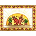 thumbnail image 1 of LPG Greetings Dancing Chilis Warm Weather Holiday Card, 1 of 2