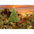 thumbnail image 1 of LPG Greetings Desert Glow Western Christmas Card (1 card/1 envelope), 1 of 2