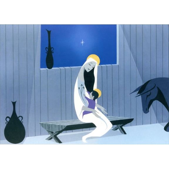 LPG Greetings Madonna with Baby Christmas Card
