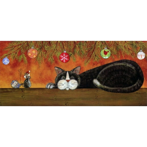 LPG Greetings Unexpected Gifts of Kindness Cat Christmas Card (1 card/1 envelope)