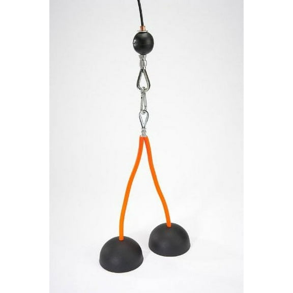 LPG Muscle Tri-Bells 4" Double Dome Tricep Rope Cable Machine Attachment