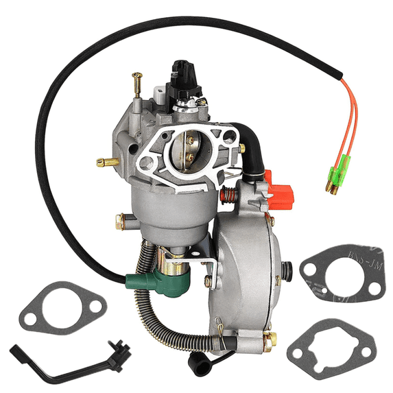 LPG/NG Carburetor For GX390 188F 190F 4.5-6.5KW Dual Fuel Conversion ...