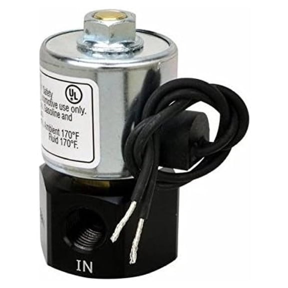 LPG Propane Gas Solenoid Lock Off Valve 12V Fuelock - 180 Degree Lockoff for Forklift Trucks, Liquid & Vapor Gas Systems