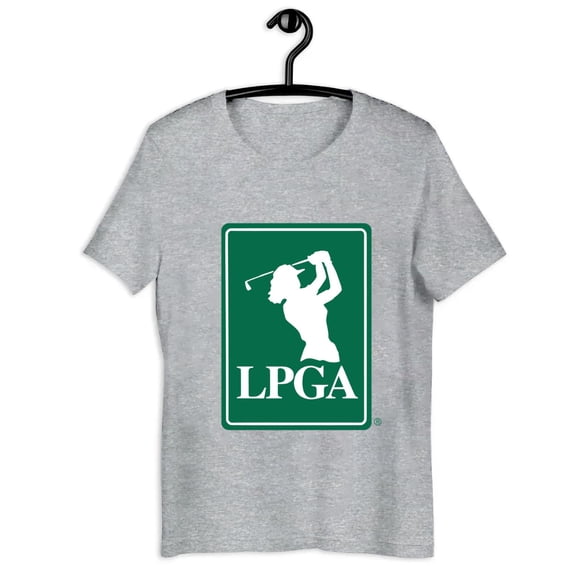 LPGA T-SHIRT LOGO GREEN WOMANS GOLF SHIRT MULTI COLOR
