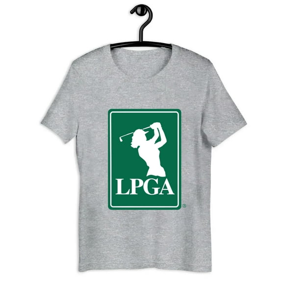 LPGA T-SHIRT LOGO GREEN WOMANS GOLF SHIRT MULTI COLOR