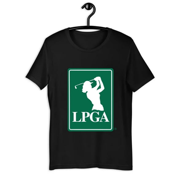 LPGA T-SHIRT LOGO GREEN WOMANS GOLF SHIRT MULTI COLOR