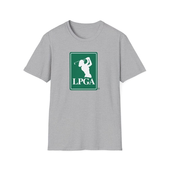 LPGA T-SHIRT LOGO GREEN WOMANS GOLF SHIRT MULTI COLOR