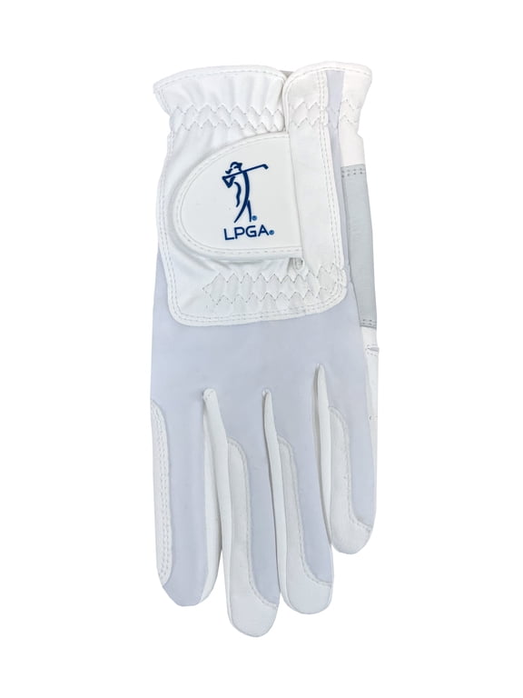 Womens White Left Hand Golf Glove for Right-Handed Golfer