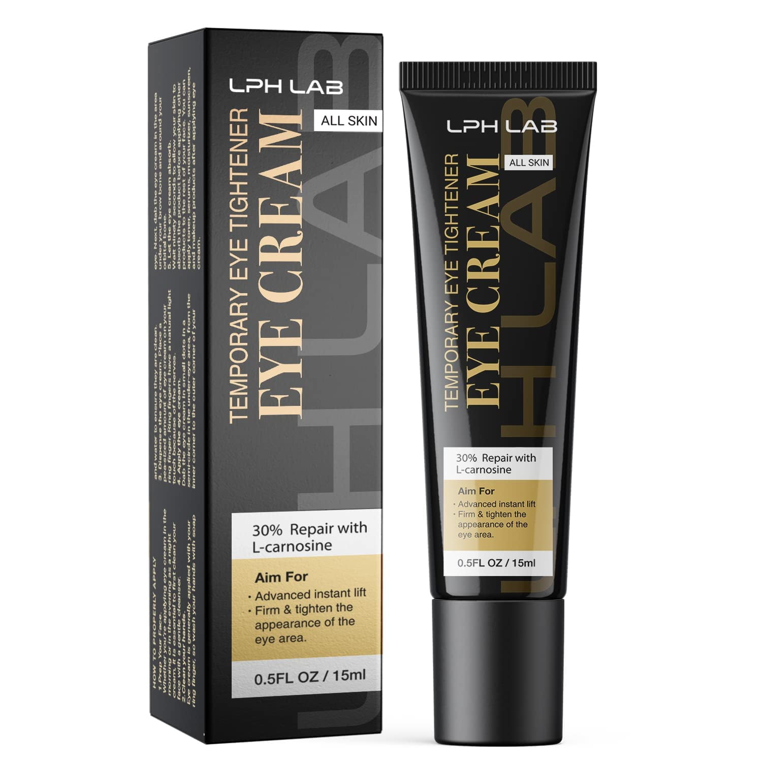 LPH LAB Temporary Eye Tightener Eye Cream, Instant Reduces