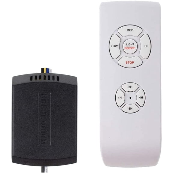 LPHUMEX Ceiling Fan Remote Control Kit, Small Size Speed, Light & Timing 3 in 1 Wireless Control, Compatible with AC Motor Fans from Harbor Breeze, Hunter, Hampton Bay, etc.