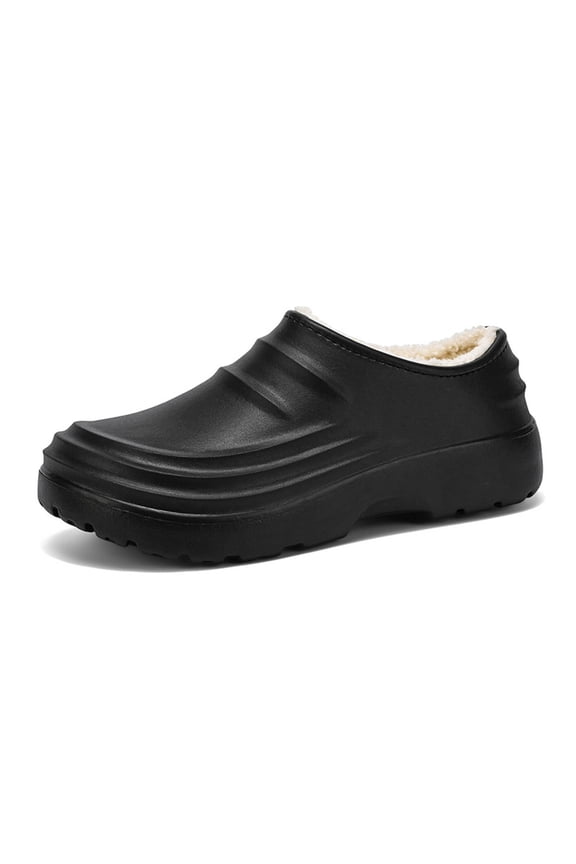 Men'S Waterproof Chef Shoes - on Work Shoes for Kitchen, Non Oil Resistant Eva Clogs for Restaurant & Food Service(Black-46)